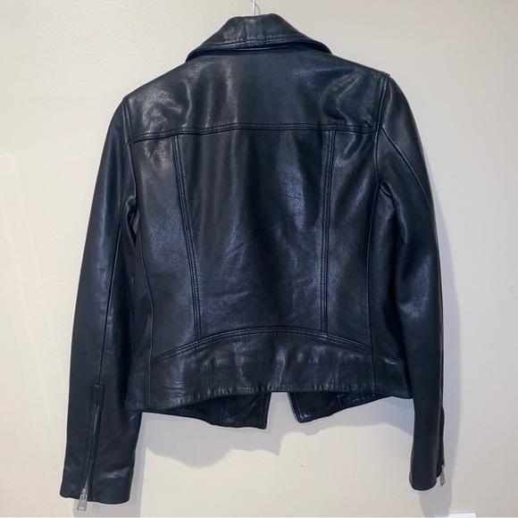 ALLSAINTS "Dalby" Leather Biker Jacket - Picture 7 of 7